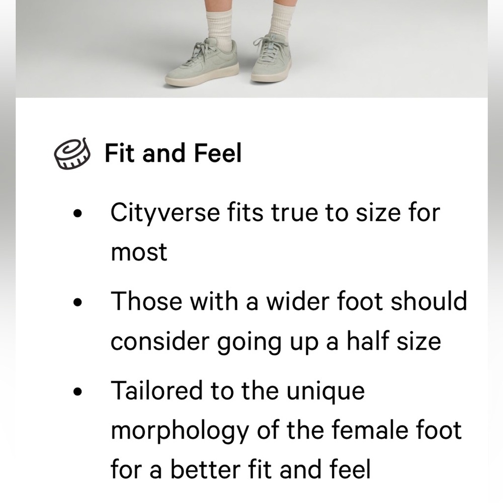 Women’s Lululemon Cityverse Jade Grey Green Natural Ivory Palm Court Sneakers8.5 - Picture 11 of 12